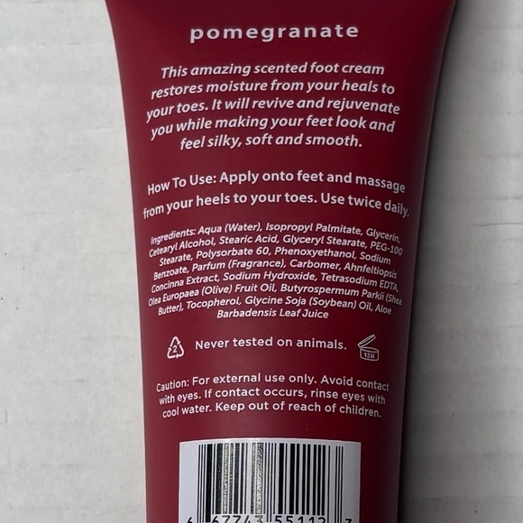 BARONESSA CALI Pomegranate Foot Cream - Picture 3 of 3